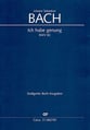 Cantata No. 82 Orchestra Scores/Parts sheet music cover